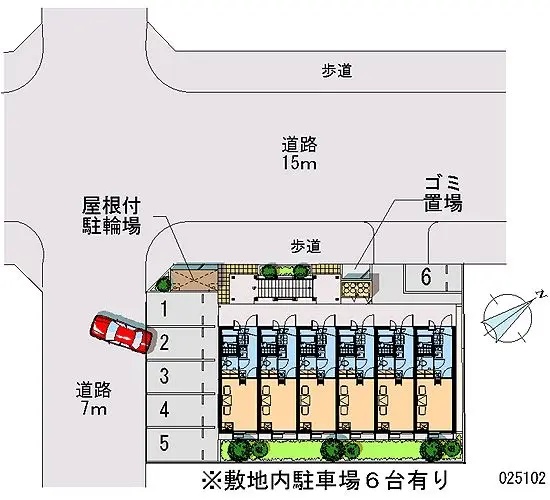 ★手数料０円★名古屋市西区南堀越２丁目　月極駐車場（LP）